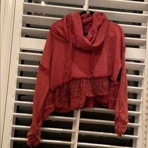 Red Free People Sweatshirt